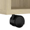 vidaXL - Kast - verrijdbaar - 60x35x75 - cm - spaanplaat - sonoma - eikenkleurig
