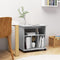 vidaXL - Kast - verrijdbaar - 60x45x60 - cm - spaanplaat - betongrijs