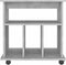 vidaXL - Kast - verrijdbaar - 60x45x60 - cm - spaanplaat - betongrijs