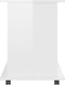 vidaXL - Kast - verrijdbaar - 60x45x60 - cm - spaanplaat - hoogglans - wit