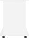 vidaXL - Kast - verrijdbaar - 60x45x60 - cm - spaanplaat - wit