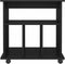 vidaXL - Kast - verrijdbaar - 60x45x60 - cm - spaanplaat - zwart