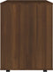 vidaXL - Kast - verrijdbaar - 60x53x72 - cm - bewerkt - hout - bruineikenkleurig