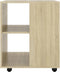vidaXL - Kast - verrijdbaar - 60x53x72 - cm - spaanplaat - sonoma - eikenkleurig