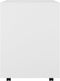vidaXL - Kast - verrijdbaar - 60x53x72 - cm - spaanplaat - wit