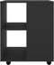 vidaXL - Kast - verrijdbaar - 60x53x72 - cm - spaanplaat - zwart