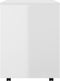vidaXL - Kast - verrijdbaar - 60x53x75 - cm - spaanplaat - hoogglans - wit