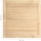 vidaXL - Kastdeur - met - lamellen - 39,5x39,4 - cm - massief - grenenhout