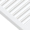 vidaXL - Kastdeur - met - lamellen - 39,5x49,4 - cm - massief - grenenhout - wit