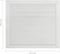 vidaXL - Kastdeur - met - lamellen - 39,5x49,4 - cm - massief - grenenhout - wit