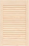 vidaXL - Kastdeur - met - lamellen - 61,5x39,4 - cm - massief - grenenhout
