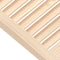 vidaXL - Kastdeur - met - lamellen - 61,5x39,4 - cm - massief - grenenhout