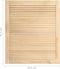 vidaXL - Kastdeur - met - lamellen - 61,5x49,4 - cm - massief - grenenhout