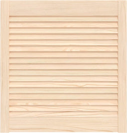 vidaXL - Kastdeur - met - lamellen - 61,5x59,4 - cm - massief - grenenhout