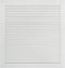 vidaXL - Kastdeur - met - lamellen - 61,5x59,4 - cm - massief - grenenhout - wit