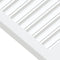 vidaXL - Kastdeur - met - lamellen - 61,5x59,4 - cm - massief - grenenhout - wit