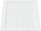 vidaXL - Kastdeur - met - lamellen - 61,5x59,4 - cm - massief - grenenhout - wit