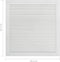 vidaXL - Kastdeur - met - lamellen - 61,5x59,4 - cm - massief - grenenhout - wit