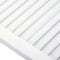 vidaXL - Kastdeur - met - lamellen - 69x49,4 - cm - massief - grenenhout - wit