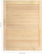 vidaXL - Kastdeur - met - lamellen - 69x49,4 - cm - massief - grenenhout