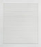 vidaXL - Kastdeur - met - lamellen - 69x59,4 - cm - massief - grenenhout - wit