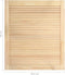 vidaXL - Kastdeur - met - lamellen - 69x59,4 - cm - massief - grenenhout