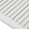 vidaXL - Kastdeur - met - lamellen - 99,3x49,4 - cm - massief - grenenhout - wit