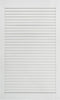 vidaXL - Kastdeur - met - lamellen - 99,3x49,4 - cm - massief - grenenhout - wit