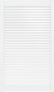 vidaXL - Kastdeur - met - lamellen - 99,3x59,4 - cm - massief - grenenhout - wit
