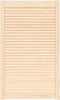 vidaXL - Kastdeur - met - lamellen - 99,3x59,4 - cm - massief - grenenhout
