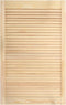vidaXL - Kastdeur - met - lamellen - 99,3x59,4 - cm - massief - grenenhout