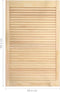 vidaXL - Kastdeur - met - lamellen - 99,3x59,4 - cm - massief - grenenhout
