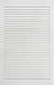 vidaXL - Kastdeur - met - lamellen - 99,3x59,4 - cm - massief - grenenhout - wit