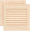 vidaXL - Kastdeuren - met - lamellen - 2 - st - 39,5x39,4 - cm - massief - grenenhout