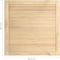 vidaXL - Kastdeuren - met - lamellen - 2 - st - 39,5x39,4 - cm - massief - grenenhout
