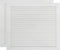 vidaXL - Kastdeuren - met - lamellen - 2 - st - 39,5x49,4 - cm - grenenhout - wit