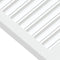 vidaXL - Kastdeuren - met - lamellen - 2 - st - 39,5x49,4 - cm - grenenhout - wit
