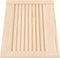 vidaXL - Kastdeuren - met - lamellen - 2 - st - 39,5x49,4 - cm - massief - grenenhout