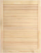 vidaXL - Kastdeuren - met - lamellen - 2 - st - 61,5x39,4 - cm - massief - grenenhout
