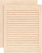 vidaXL - Kastdeuren - met - lamellen - 2 - st - 61,5x49,4 - cm - massief - grenenhout