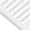 vidaXL - Kastdeuren - met - lamellen - 2 - st - 61,5x49,4 - cm - grenenhout - wit