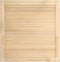 vidaXL - Kastdeuren - met - lamellen - 2 - st - 61,5x59,4 - cm - massief - grenenhout