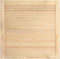 vidaXL - Kastdeuren - met - lamellen - 2 - st - 61,5x59,4 - cm - grenenhout - wit