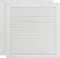 vidaXL - Kastdeuren - met - lamellen - 2 - st - 61,5x59,4 - cm - grenenhout - wit