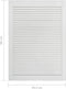 vidaXL - Kastdeuren - met - lamellen - 2 - st - 69x39,4 - cm - massief - grenenhout - wit