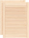 vidaXL - Kastdeuren - met - lamellen - 2 - st - 69x49,4 - cm - massief - grenenhout