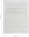 vidaXL - Kastdeuren - met - lamellen - 2 - st - 69x49,4 - cm - massief - grenenhout - wit