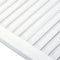 vidaXL - Kastdeuren - met - lamellen - 2 - st - 69x49,4 - cm - massief - grenenhout - wit