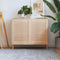 vidaXL - Kastdeuren - met - lamellen - 2 - st - 69x49,4 - cm - massief - grenenhout