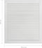 vidaXL - Kastdeuren - met - lamellen - 2 - st - 69x59,4 - cm - massief - grenenhout - wit